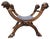 18th Century Italian Carved Walnut Stool For Sale