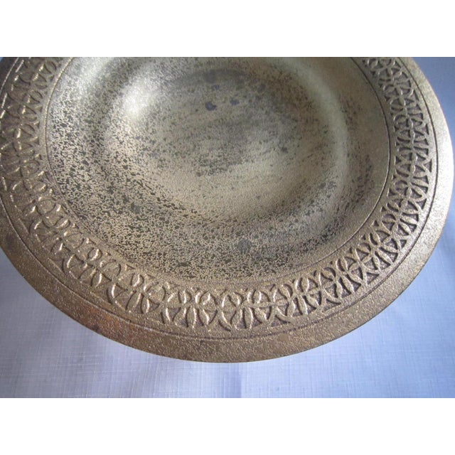 1930s Tiffany Studios Bronze Dore Footed Compote, #1664 For Sale - Image 6 of 13