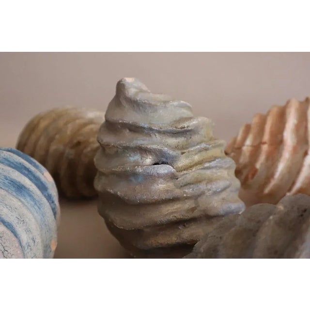 1960s Vintage Collection of 11 Clay Swirls For Sale In San Francisco - Image 6 of 9
