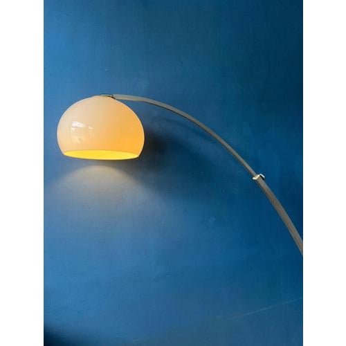Mid-Century Space Age Mushroom Arc Floor Lamp from Gepo For Sale - Image 3 of 11