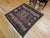 Antique Persian Qashqai Tribal Sofreh Kilim Rug, Handwoven Wool, Geometric Pattern, Brown, 4x4 For Sale - Image 12 of 13