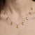 Contemporary Beautiful Citrine Dangle Necklace | November Birthstone Station Necklace For Sale - Image 3 of 5