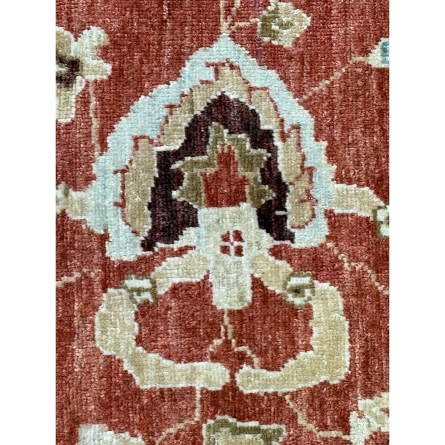 6ft 5in × 8ft 2in Persian Style Oushak Wool Area Rug For Sale - Image 11 of 12