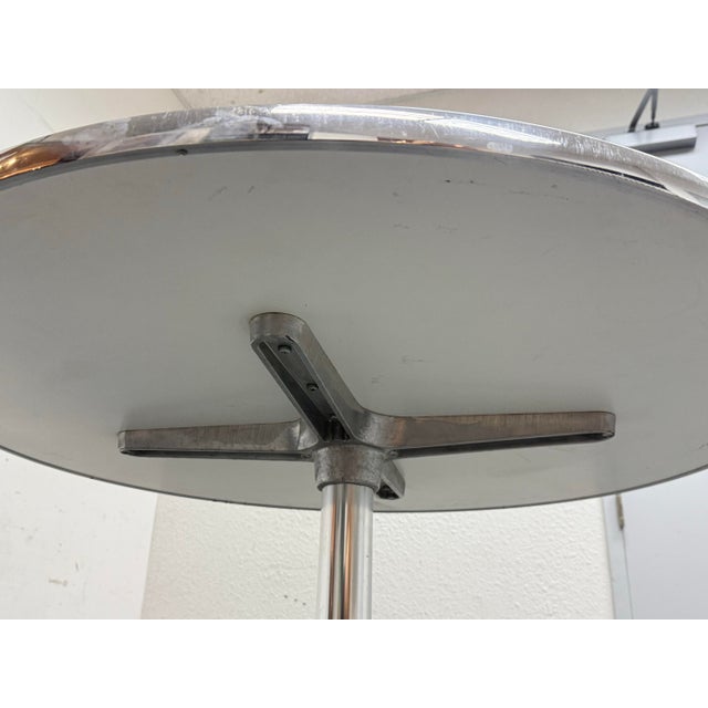 Silver Jorge Pensi for Amat-3/Knoll International Aluminum Table For Sale - Image 8 of 12