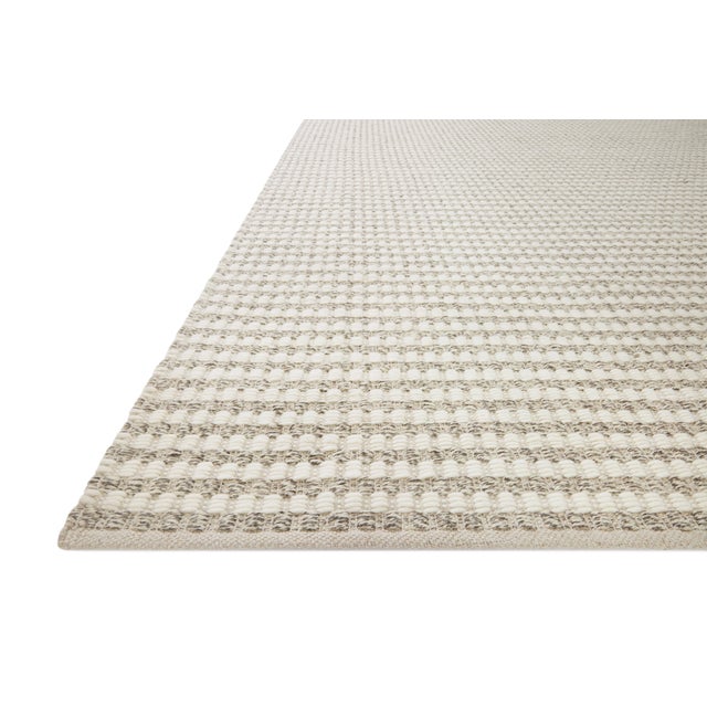 Loloi Rugs Amber Lewis x Loloi Ojai Ivory / Stone 2'-3" x 3'-9" Accent Rug For Sale - Image 4 of 4