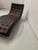 20th Century Black Leather Checkerboard Relaxation Bench For Sale - Image 9 of 13