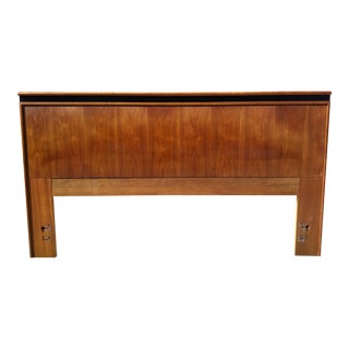Mid Century Modern Dillingham Espirit Walnut Headboard For Sale