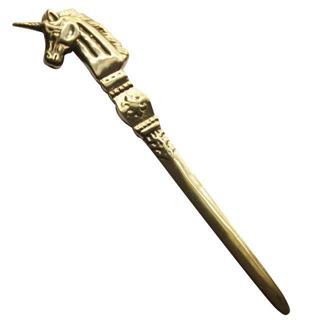 Brass Unicorn Letter Opener Chairish