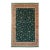 Large Modern Fine Persian Floral Design Green Hand-Knotted Wool Area Rug Carpet For Sale