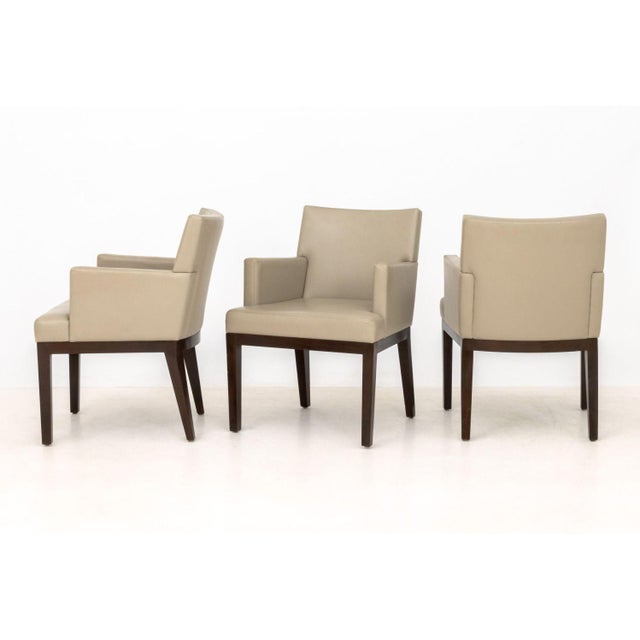 Early 21st Century Christian Liaigre Style Dining Chairs, 6 For Sale - Image 5 of 9