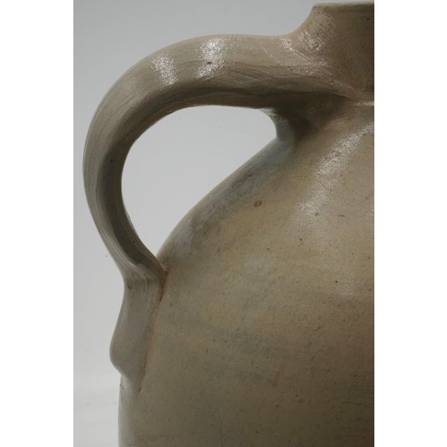 Late 19th Century Vintage a.j. Hedcomb Cider Blue Stoneware Jug For Sale - Image 5 of 10