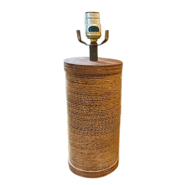Mid 20th Century Mid Century Modern Gregory Van Pelt Cardboard and Wood Lamps, a Pair For Sale In New York - Image 6 of 18