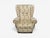 Danish Cabinetmaker, Large Wingback Chair, Floral Fabric, Wood, Denmark, 1950s For Sale - Image 4 of 11