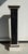 Art Deco Belgian Black Veined Marble and Carrara Marble Column Pied De Stal, 1930s For Sale - Image 11 of 12