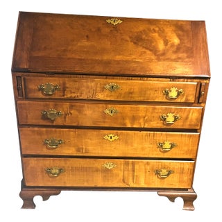 Mid 18th Century Cherry Slant Front Desk For Sale