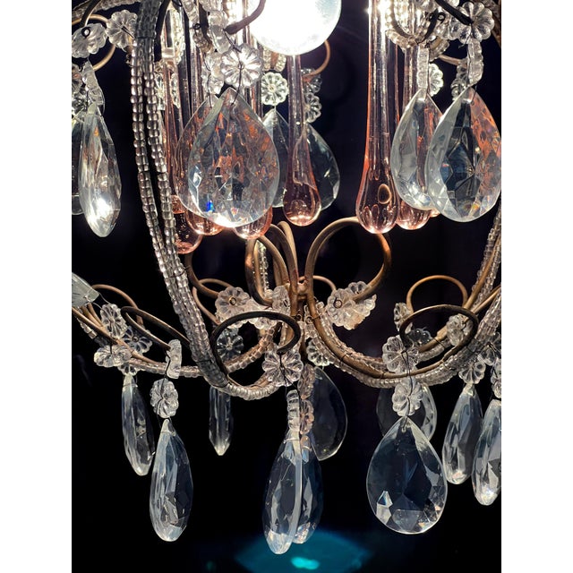 Hepburn's Tears Murano Chandelier, 1950s For Sale - Image 4 of 18