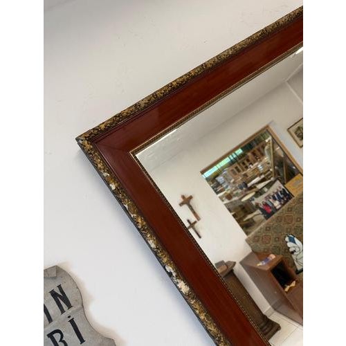 Biedermeier Wall Mirror in Walnut For Sale - Image 9 of 15