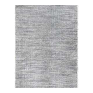 Simplicity Comfort Blue Beige Hand Loomed Rug 12'1 X 14'11 For Sale