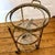 Neoclassicist Art Deco French Bar Trolley in Brass, 1970s For Sale - Image 4 of 9