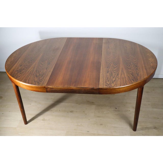 Randers Møbelfabrik Danish Extendable Table in Rosewood by Harry Ostergaard for Randers Møbelfabrik, 1960 For Sale - Image 4 of 18