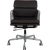 EA-217 Office Chair in Dark Brown Leather by Charles Eames, 2000s For Sale