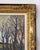 Mid 20th Century Mid 20th Century Landscape with Figures and Horses Oil Painting For Sale - Image 5 of 8