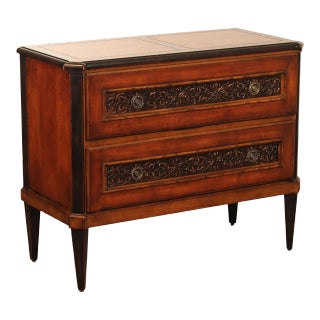 Late 20th Century Baker Milling Road Italian Neoclassical Style Chest of Drawers For Sale