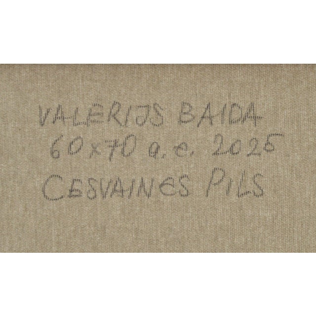 Early 21st Century Valery Bayda, Cesvaine Castle, 2025, Oil Painting on Canvas For Sale - Image 5 of 6