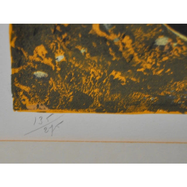 Jean-PIerre Alaux Original Lithograph C.1970 For Sale - Image 5 of 9