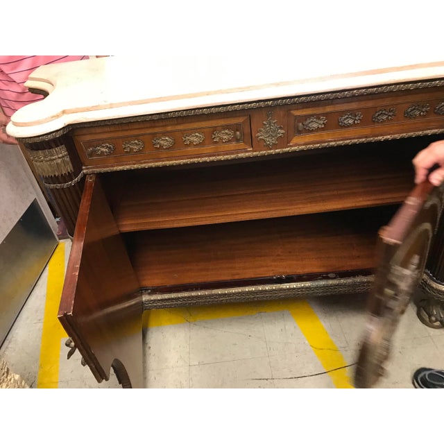 1930s 1930s Wood and Bronze Credenza For Sale - Image 5 of 13