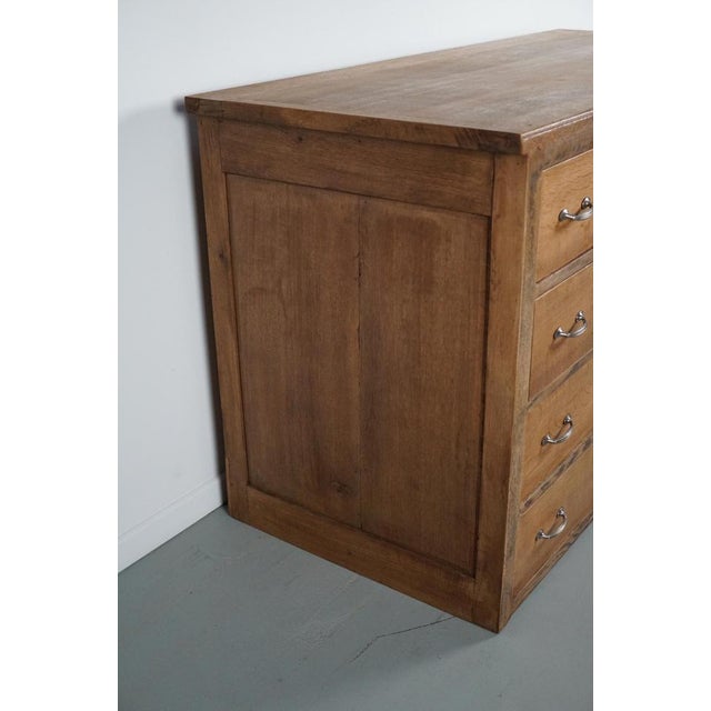 Antique French Oak Shop Cabinet, 1930s For Sale - Image 9 of 15