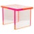 Fluorescent Pink & Clear Lucite Bench by Amparo Calderon Tapia For Sale - Image 13 of 13