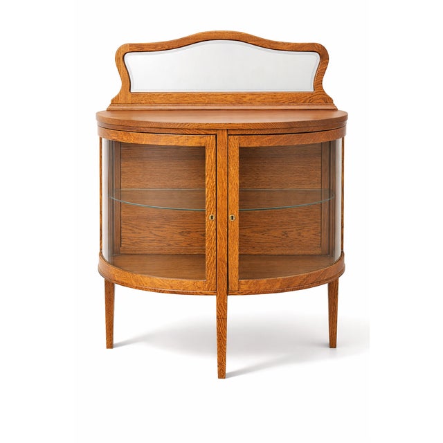 Introduce a touch of classic charm to your space with this exceptional Arts & Crafts / Mission style buffet cabinet....