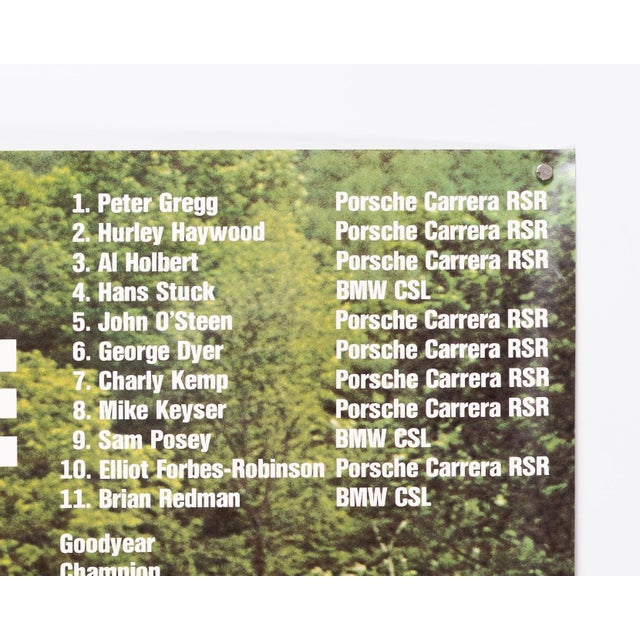 Red Porsche Imsa Camel GT Challenge Cup Poster by Erich Strenger, 1975 For Sale - Image 8 of 9