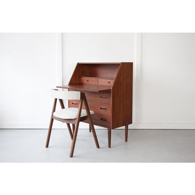 Vintage Danish Secretaire in Teak, 1960s For Sale - Image 4 of 8