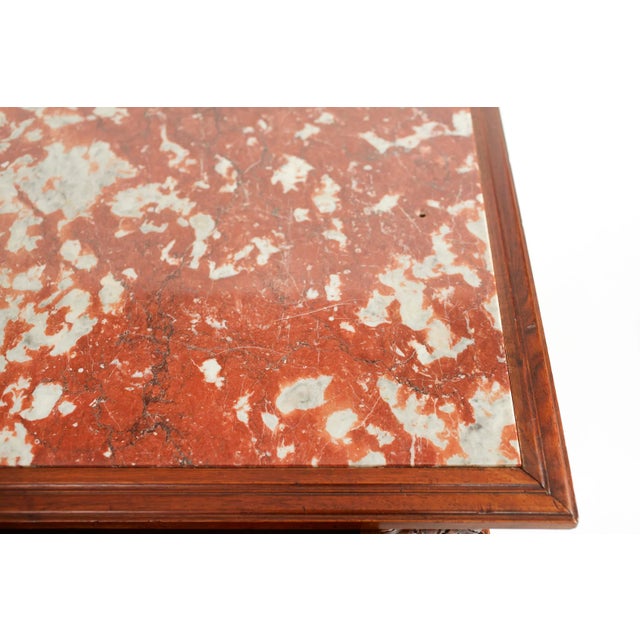 Mid 19th century French carved oak renaissance style server / sideboard with front doors / front drawers and exterior hand...