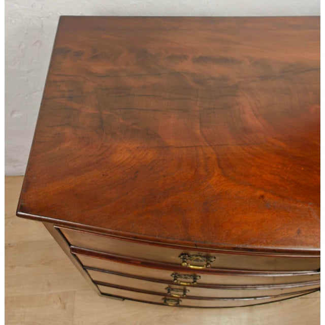 Victorian Bowfront Chest of Drawers, 19th Century For Sale - Image 13 of 17