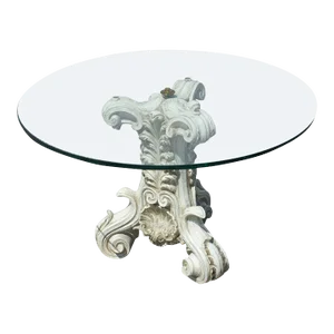 Mid 20th Century Classical Pedestal Side or Coffee Table