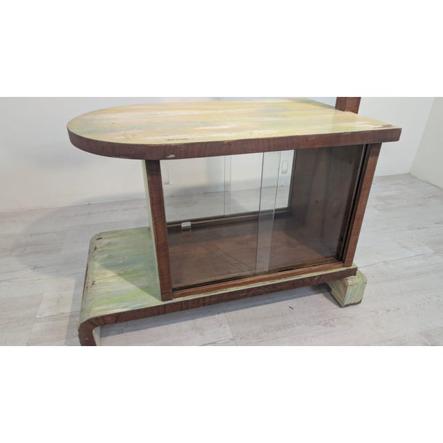 Art Deco Floor Lamp with Table and Bar For Sale - Image 10 of 18