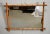 Large Cherry & Bamboo Rectangular Mirror, 1920s For Sale - Image 9 of 11