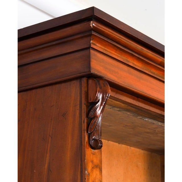 Brown Antique 19th Century Victorian Open Bookcase For Sale - Image 8 of 11