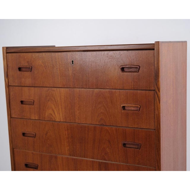 1960s Danish Teak Chest of Drawers with Seven Drawers, 1960s For Sale - Image 5 of 10