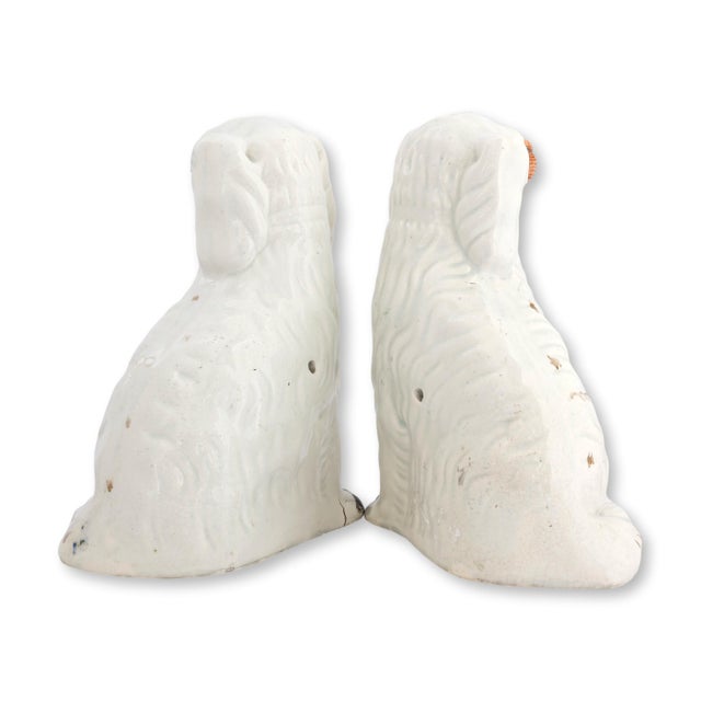 Mid 19th Century 19th Century Staffordshire King Charles Dogs / Spaniels For Sale - Image 5 of 7