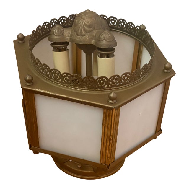 Pristine 1920's Light Fixture For Sale
