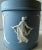 Vintage Wedgwood Jasperware Vanity Jar With Lid For Sale - Image 9 of 12