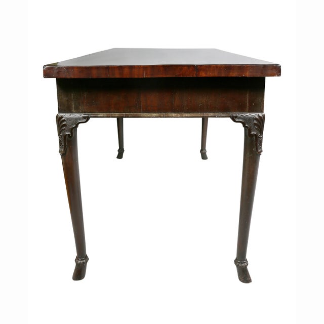 Georgian Mahogany Serving Table, Possibly Irish For Sale - Image 9 of 12