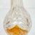 1970s Vintage Austrian Animal Engraved Overlaid Gold Amber Glass Liqueur Bottle For Sale - Image 4 of 11