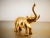 Mid-Century Modern Vintage Gold Brass Elephant For Sale - Image 3 of 12