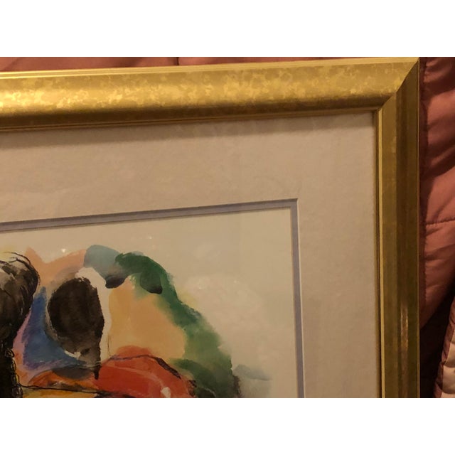 "Real Women Pray" Signed Frame Art Print by Andrew Turner For Sale In New York - Image 6 of 10