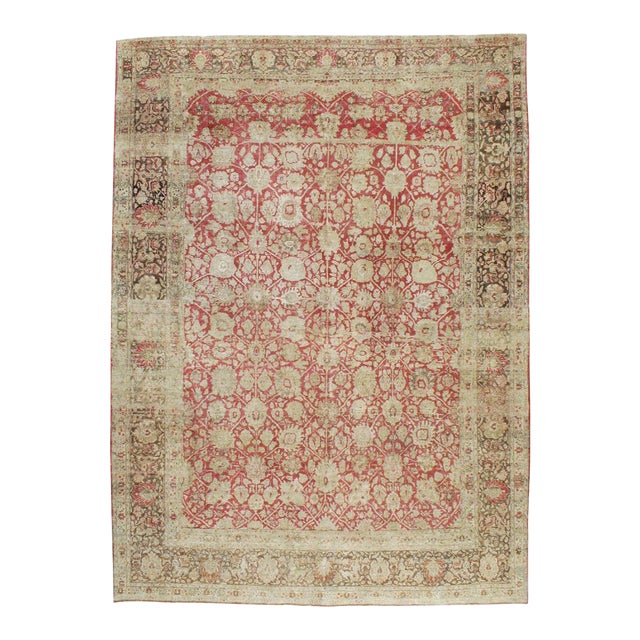 Galerie Shabab Collection Early 20th Century Persian Tabriz Carpet For Sale